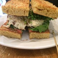 salad at Peacefood Cafe - Uptown in New York City