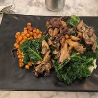 Oyster mushroom  at Peacefood Cafe - Uptown in New York City