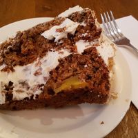 Carrot cake at Peacefood Cafe - Uptown in New York City