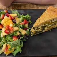 Quiche at Peacefood Cafe - Uptown in New York City