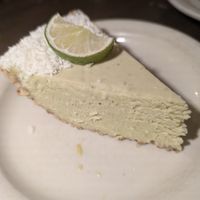 Raw keylime pie  at Peacefood Cafe - Uptown in New York City