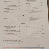 Menum at Peacefood Cafe - Uptown in New York City