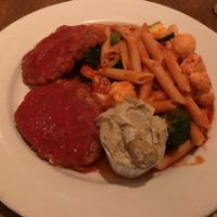 Un-chicken Parmesan with cashew cheese instead of daiya at Peacefood Cafe - Uptown in New York City