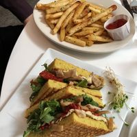 Portabella Mushroom Sandwich  at Peacefood Cafe - Uptown in New York City