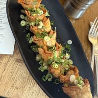 Wontons  at Peacefood Cafe - Uptown in New York City