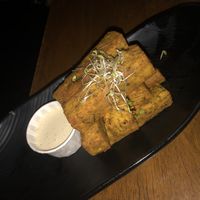 Chickpea fries spicy   at Peacefood Cafe - Uptown in New York City