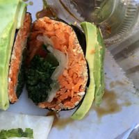 The color is vibrant   at Peacefood Cafe - Uptown in New York City