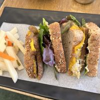 Japanese pumpkin sandwich   at Peacefood Cafe - Uptown in New York City