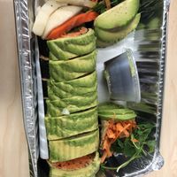 Raw sushi roll   at Peacefood Cafe - Uptown in New York City