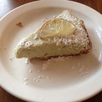 raw key lime pie  at Peacefood Cafe - Uptown in New York City