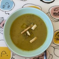 Vegetable soup (vegan) at BeCycle in Ovar