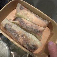 Duck roll  at Vina Vegan in Newtown