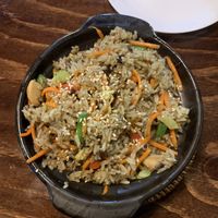 Clay pot fried rice   at Vina Vegan in Newtown