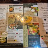 Menu Feb 2026 at Vina Vegan in Newtown