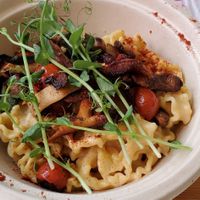 Pasta carbonera 😋 at Passiflora in Rincon