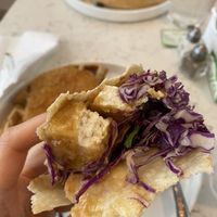 Tofu satay wrap  at Mid Kitchen in Evanston
