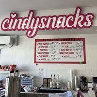 Coffee menu  at Cindysnacks in Centerport