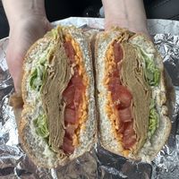 Sham and cheese  at Cindysnacks in Centerport