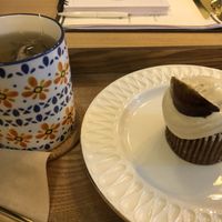 Tea and carrot cake  at Apbbang - Future Bakery 앞으로의 빵집 in Seoul