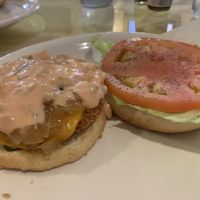 Spicy Crispy Chick’n Sandwich  at Vegan Market Bar and Grill in Ontario
