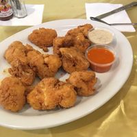 Buffalo Cauliflower Wings  at Vegan Market Bar and Grill in Ontario