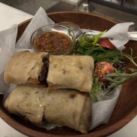 Mushroom Spring rolls  at Chopsuey Cafe - Dempsey Rd in Central Singapore