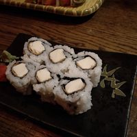 Tofu sushi roll at Asahiya in Whitehorse