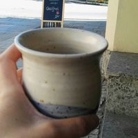 Kaffee mit Hafermilch at Walnuss in Vilsbiburg