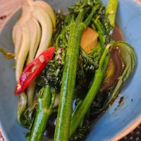 Wok fried greens at Giggling Squid - Chislehurst in Chislehurst
