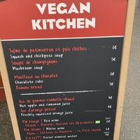 Latest menu at Disneyland - Vegan Kitchen in Chessy