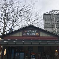 Outside at Disneyland - Vegan Kitchen in Chessy
