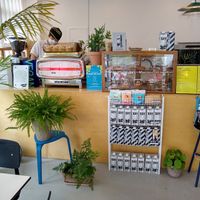 They sell oatly and other nondairy packaged drinks along with vegan gummies at Slow Steady in Haman