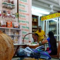 Coco *nut* on the menu at Girasoles Restaurante Vegetariano in Cartagena