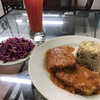 Dinner menu - shame I only have one stomach  at Girasoles Restaurante Vegetariano in Cartagena