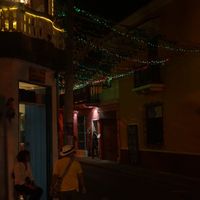 View from the street at Girasoles Restaurante Vegetariano in Cartagena