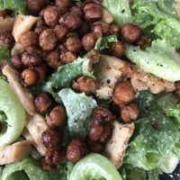 “Chicken” Cesar salad (spring special)   at Troy's Fresh Kitchen & Juice Bar in Londonderry