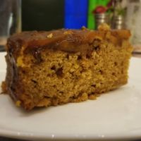 Apple cake at Bayt Sara in Amman