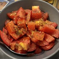 Fresh tomatoes  at Bayt Sara in Amman