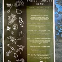 Spring- Summer menu  at Bayt Sara in Amman