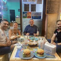 Sara, Mr.Rabih, Mr.Ali and me. It was delicious food Sara. Keep going   at Bayt Sara in Amman