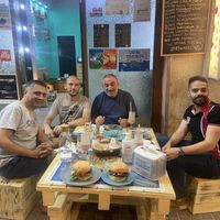 We all with Sameer, my brother in Amman. Lovely people and lovely food.   at Bayt Sara in Amman