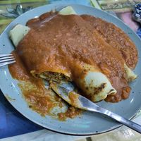 Romanian crepes - they were so good, that I ate it all! 👌 at Bayt Sara in Amman