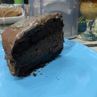 chocolate cake   at Bayt Sara in Amman