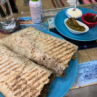 Vegan shawarma at Bayt Sara in Amman