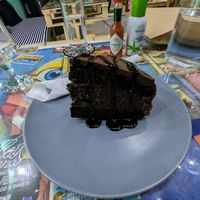 Huge slice of Chocolate Cake at Bayt Sara in Amman