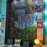 Wall Mural at Bayt Sara in Amman