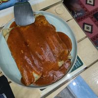 Romanian crepes, super good. at Bayt Sara in Amman