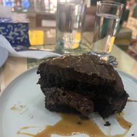 Vegan chocolate cake  at Bayt Sara in Amman