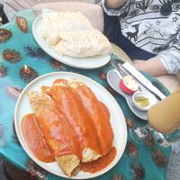 Vegan shawarma and Romanian crepes at Bayt Sara in Amman