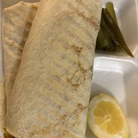 Shwarma wrap  at Bayt Sara in Amman